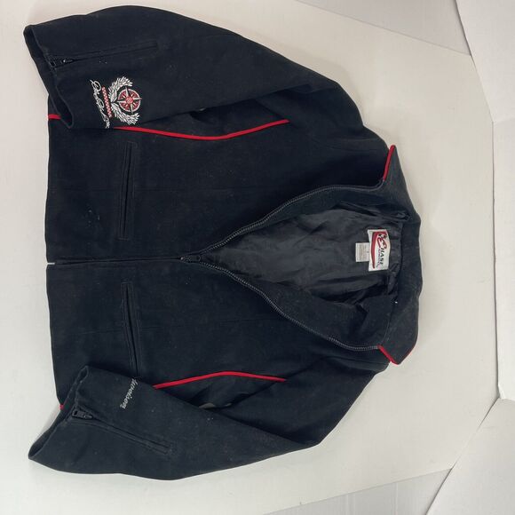 Womens Dale Earnhardt Jr #8 Budweiser Jacket by Chase Authentics Black Small - Picture 6 of 9